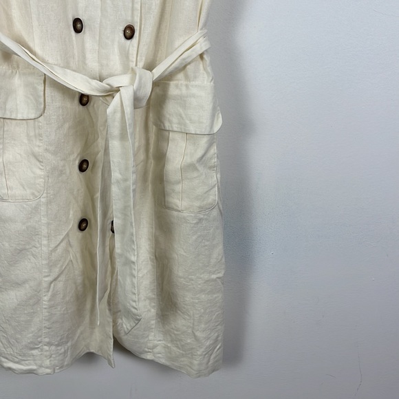 Jessica Linen Trench Dress - 14 - Picture 3 of 6